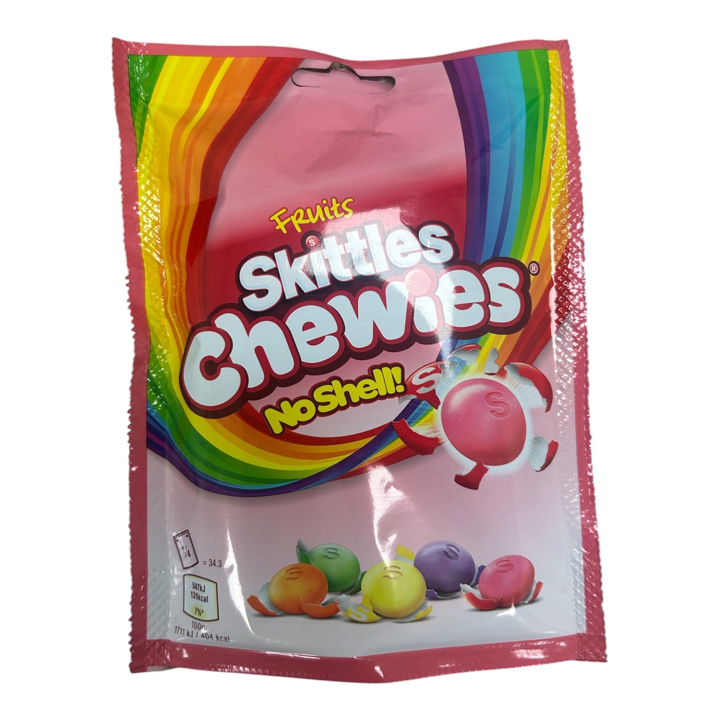 Skittles Chewies No Shell (UK) - 137g