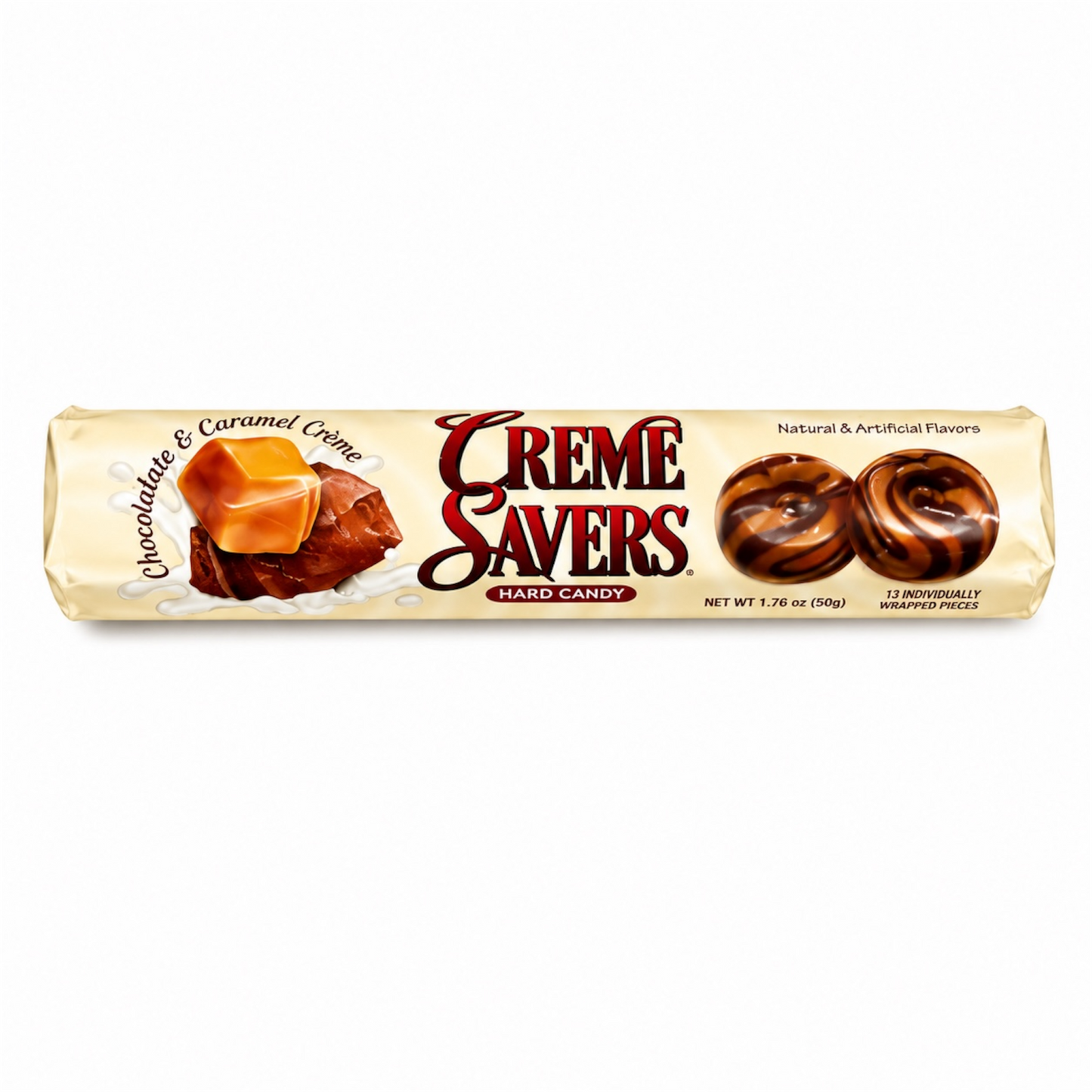 Creme Savers Chocolate & Caramel Creme - 50g