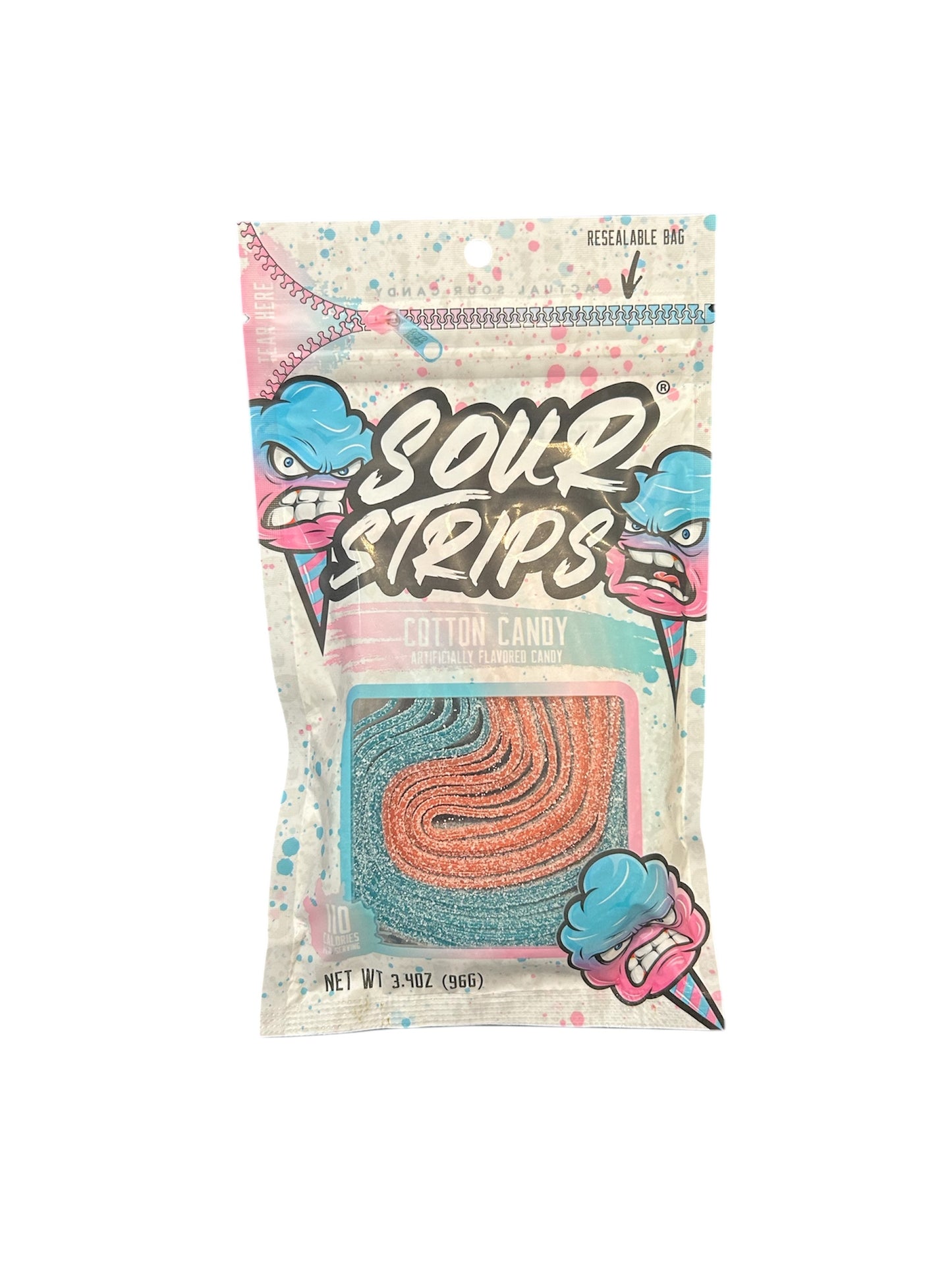 Sour Strips Cotton Candy - 96g