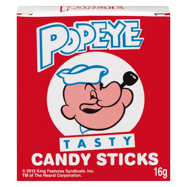 POPEYE Candy Sticks - 16g