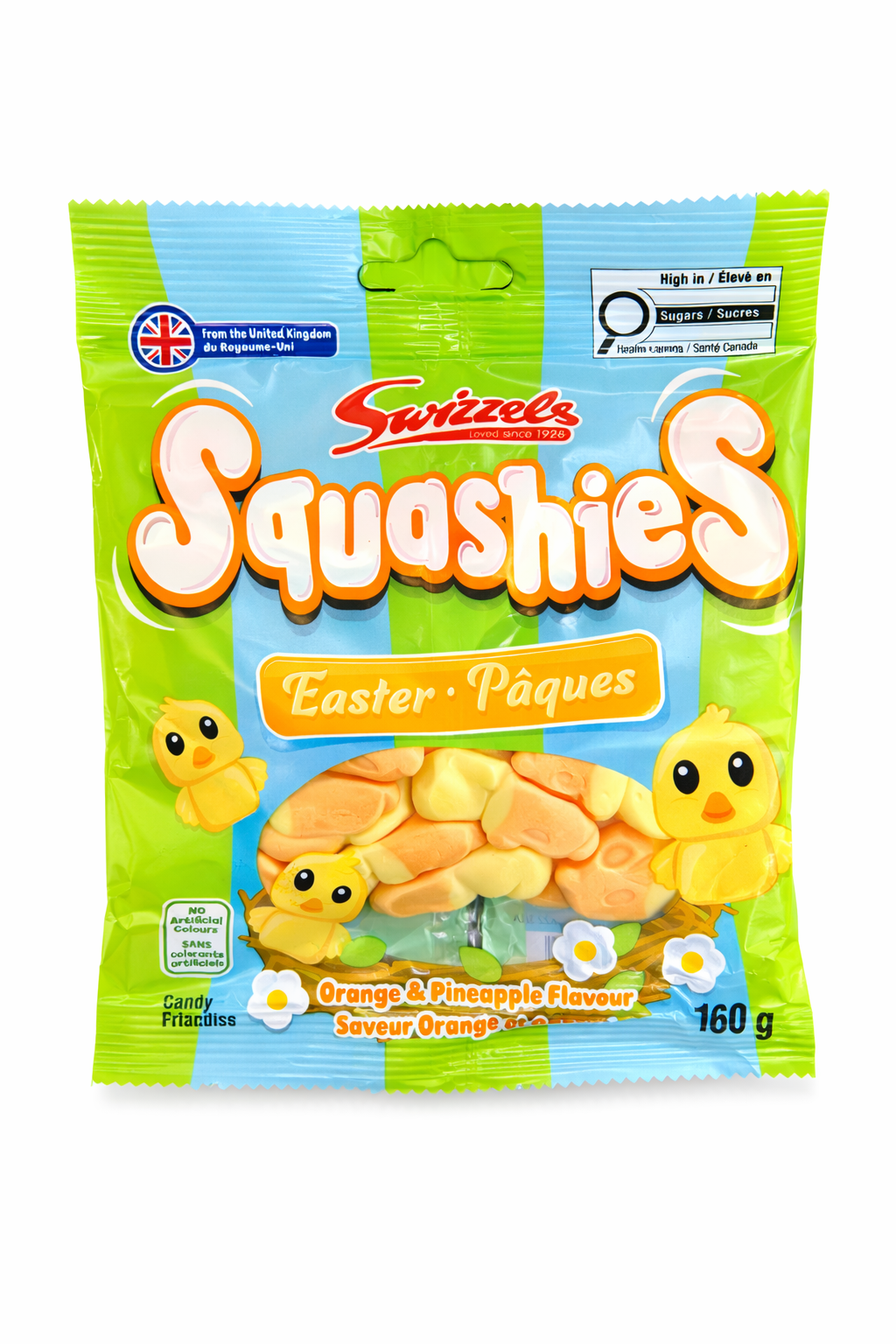 Squashies Easter - Orange & Pineapple Flavour 160g UK