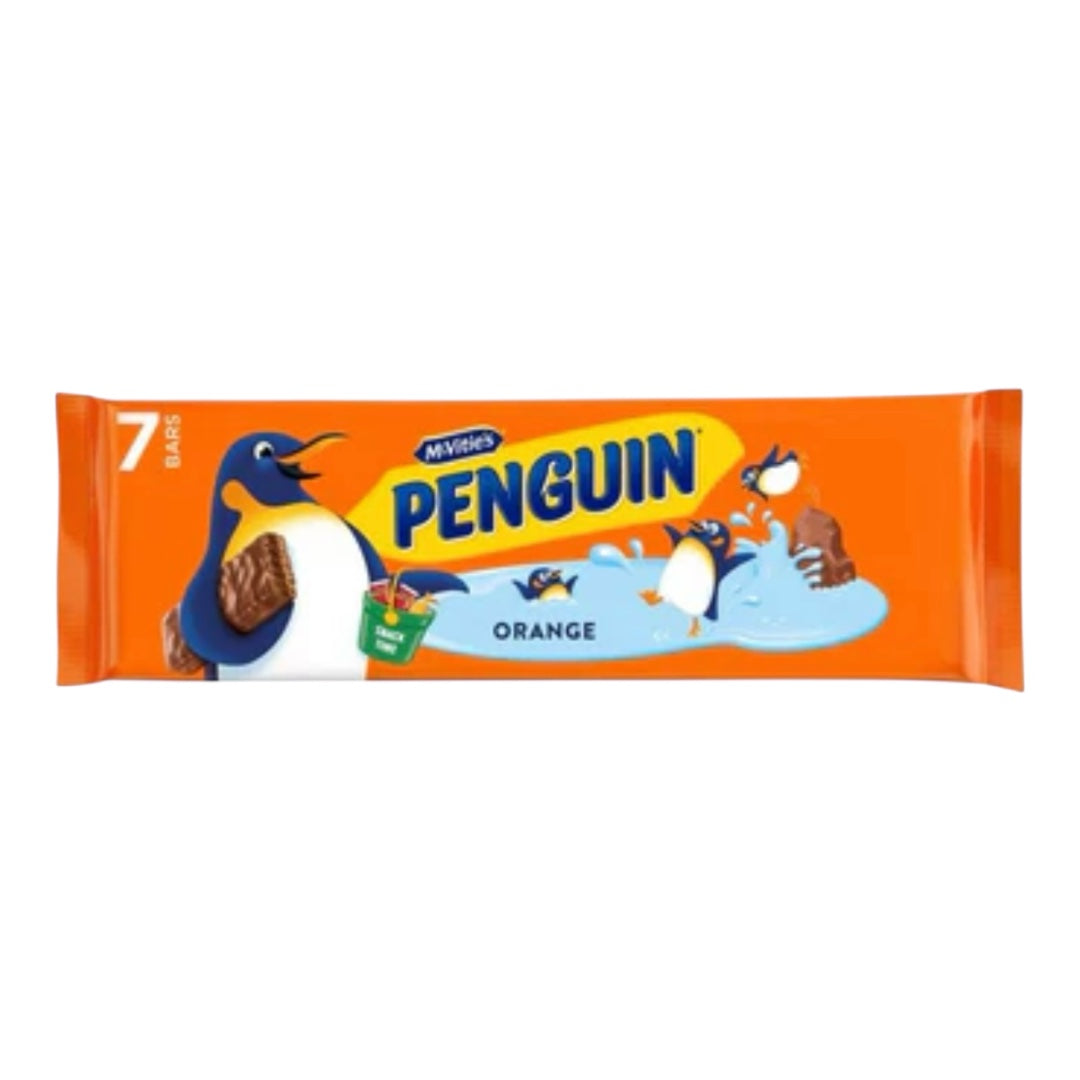 McVitie’s Penguin Orange Biscuit Bars (7 per pack) UK
