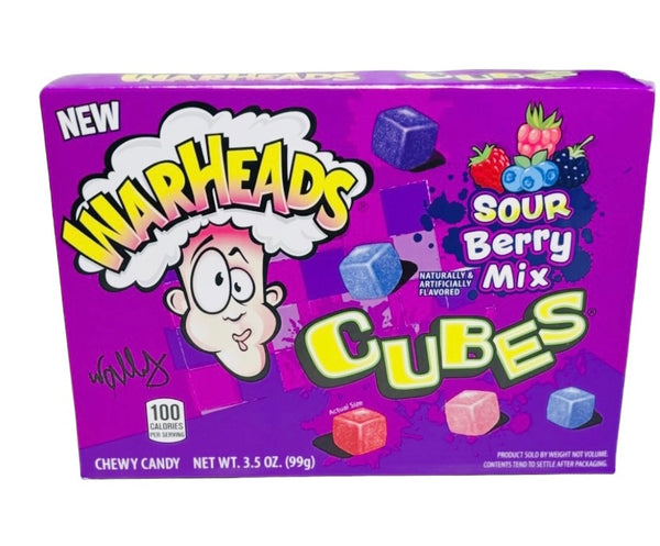 Warheads Sour Berry Mix Cubes - 99g