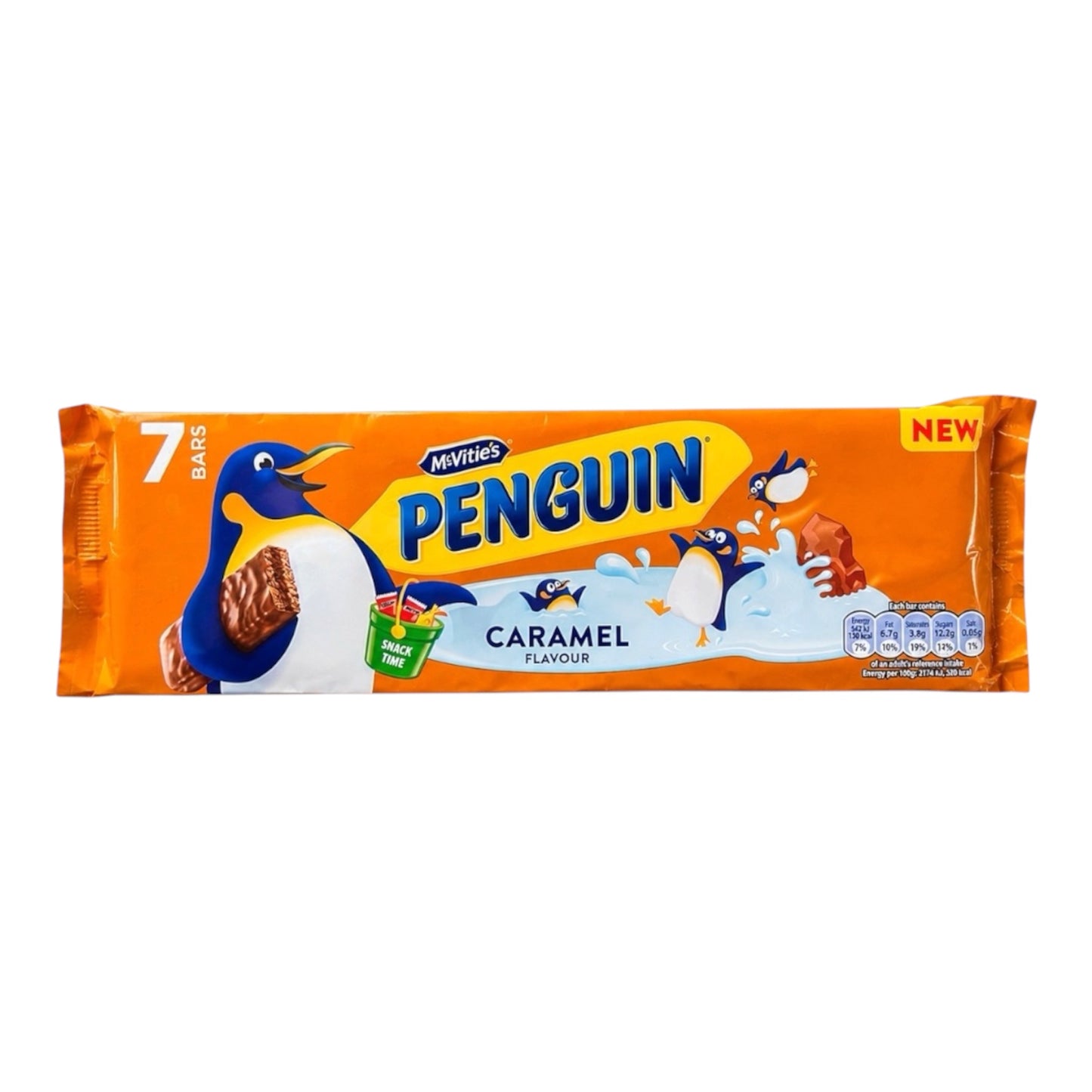 McVitie’s Penguin Caramel Biscuit Bars (7 per pack) UK