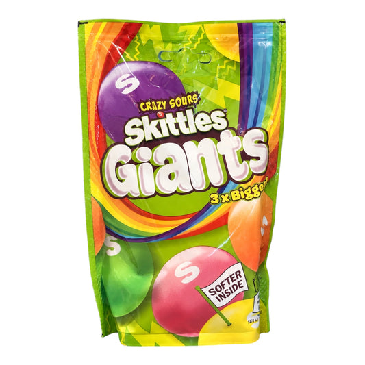 Skittles Giants Crazy Sours (UK) – 132g