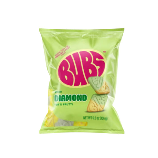 BUBS Sour Diamond Tutti Frutti - 156g (Sweden)