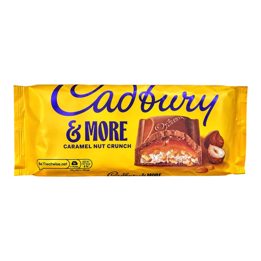Cadbury Dairy Milk & More Caramel Nut Crunch (UK) – 200g