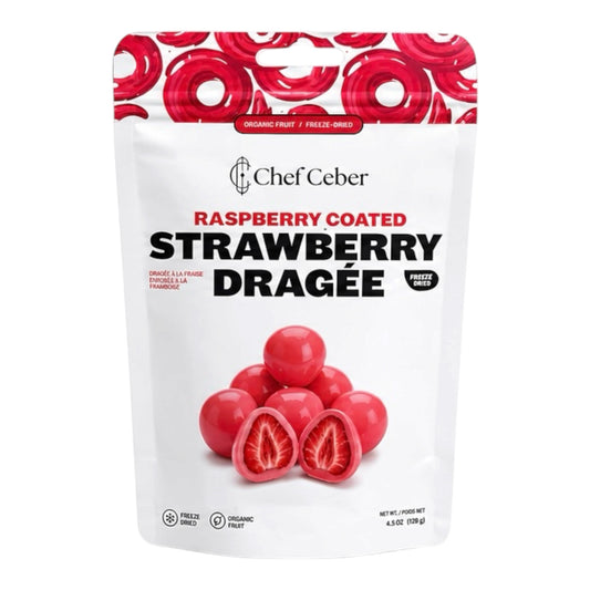 Strawberry Dragée Raspberry Coated – 130g