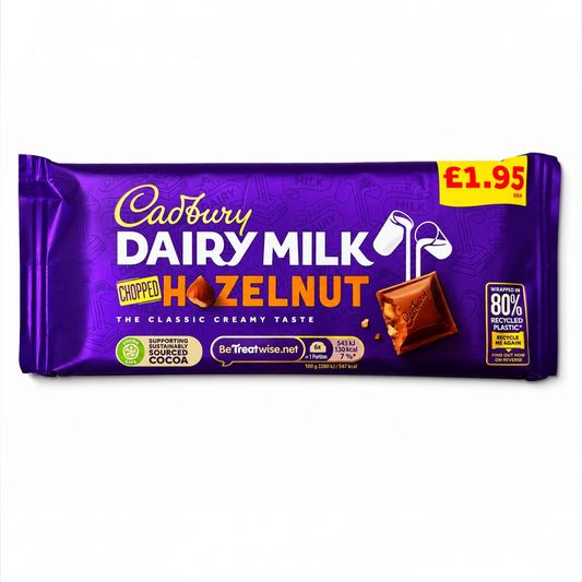 Cadbury Dairy Milk  Chopped Hazelnut  (UK) - 95g