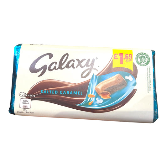Galaxy Salted Caramel Milk Chocolate (UK) - 135g