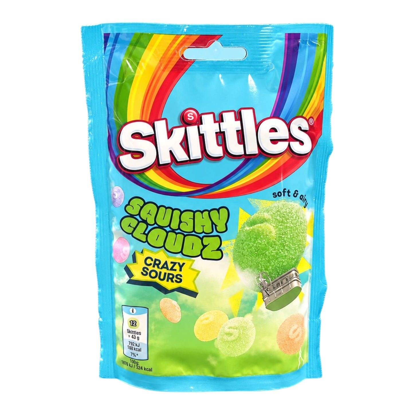 Skittles Squishy Cloudz Crazy Sour - 94g