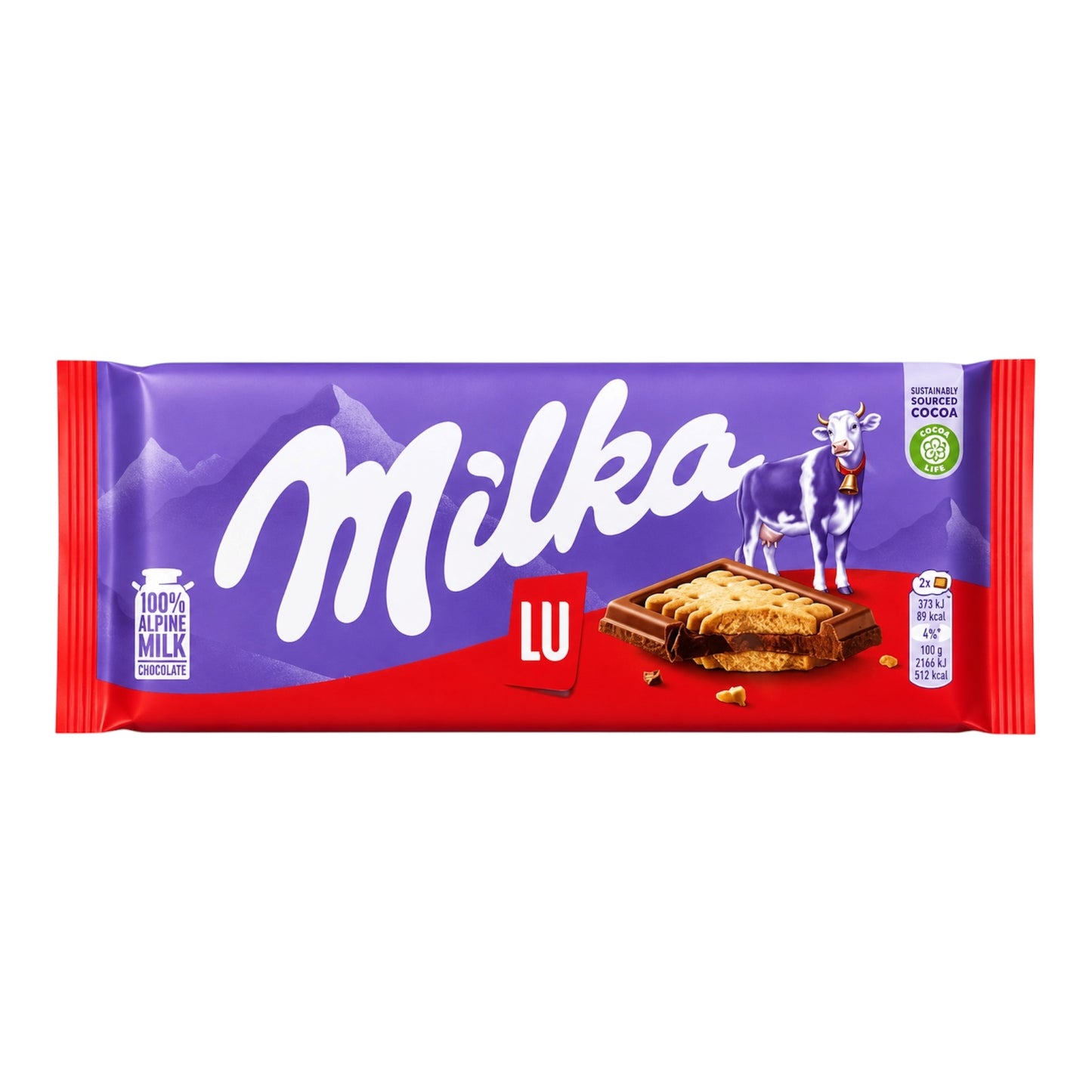 Milka Chocolate with LU Biscuit - 87g