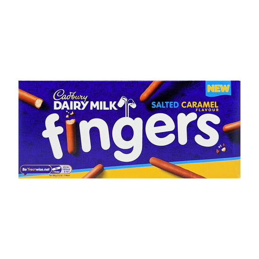Cadbury Salted Caramel Fingers - 114g