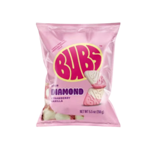 BUBS Sour Diamond Strawberry Vanilla- 156g (Sweden)