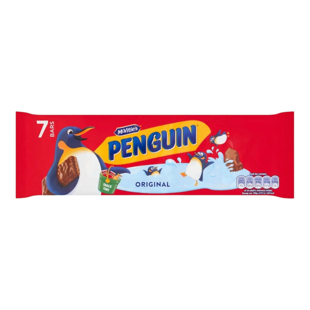 McVitie’s Penguin Original Biscuit Bars (7 per pack) UK