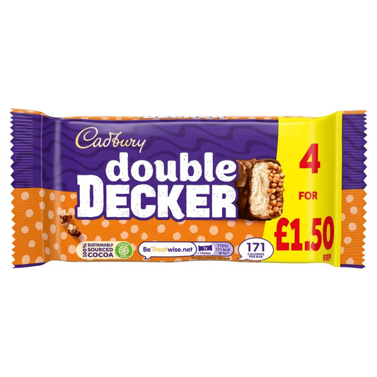 Cadbury Double Decker - (4 Bars) 149.2g