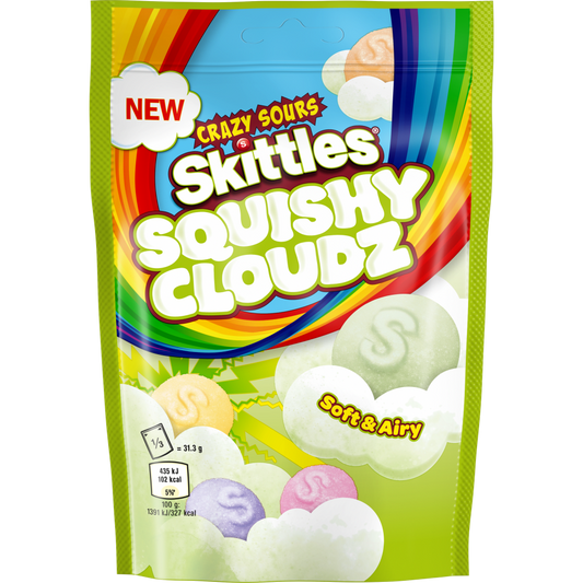 Skittles Squishy Cloudz Crazy Sour - 94g