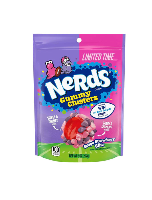 Nerds Gummy Clusters Grape Strawberry Blitz - 227g