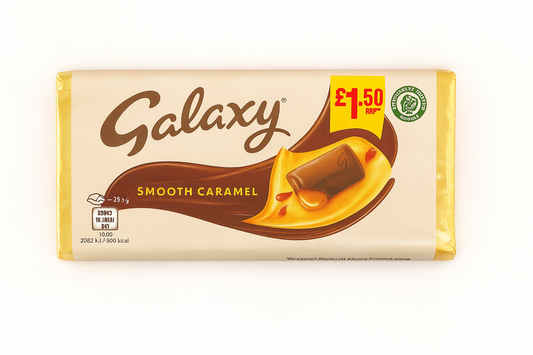 Galaxy Smooth Caramel Milk Chocolate (UK) - 135g