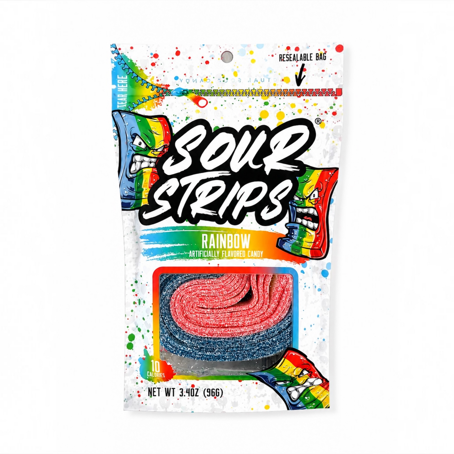 Sour Strips Rainbow - 96g