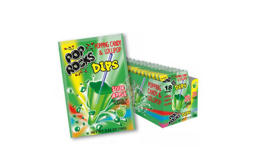 Pop Rocks Dips Sour Apple - 18g