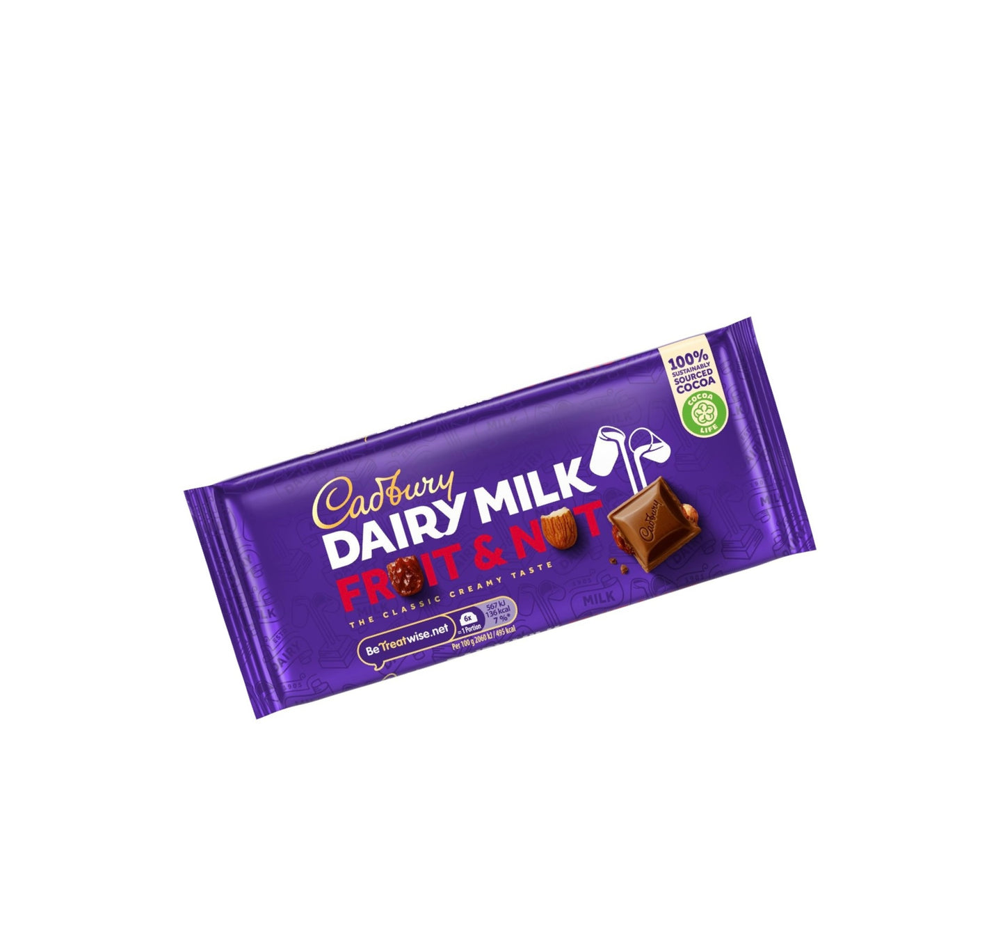 Cadbury Dairy Milk Fruit & Nut  (UK) - 95g