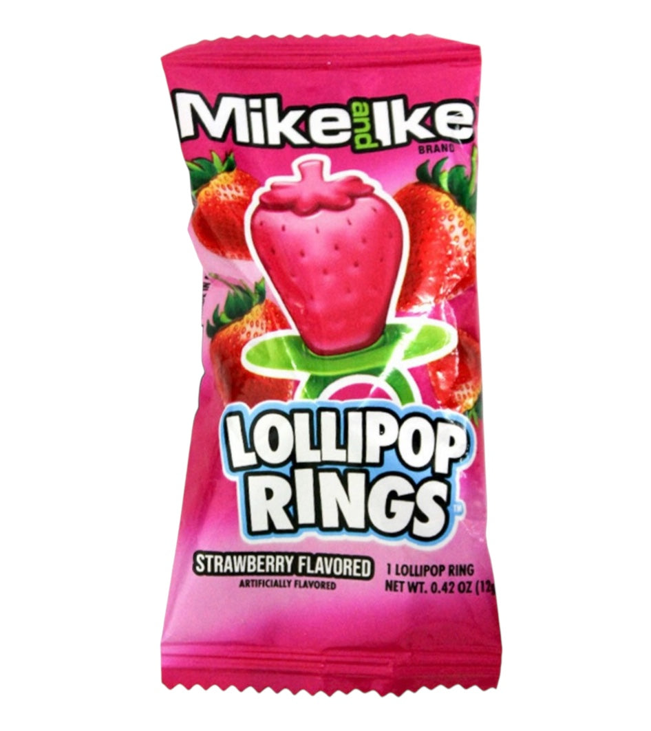 Mike & Ike Lollipop Rings - 12g