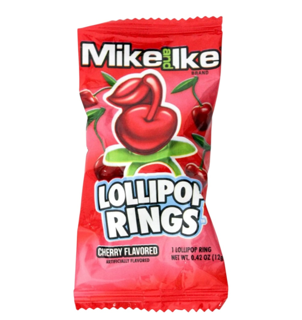 Mike & Ike Lollipop Rings - 12g