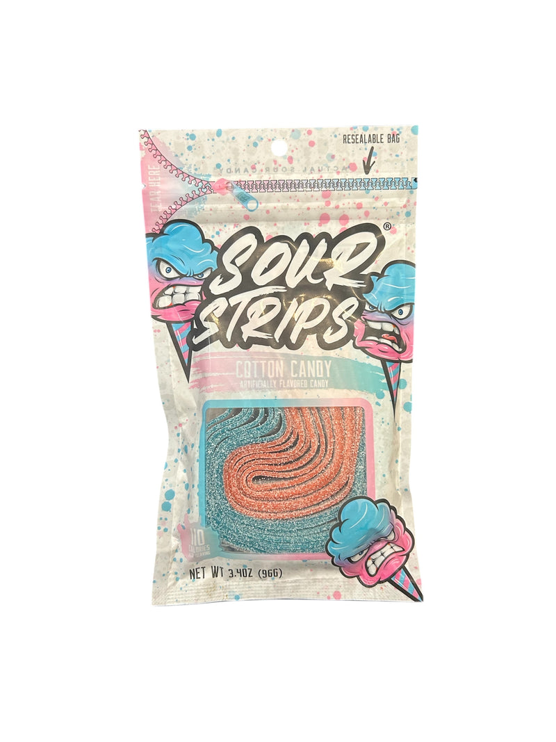 Sour Strips Cotton Candy - 96g