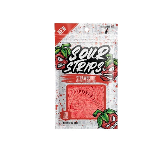 Sour Strips Strawberry - 96g