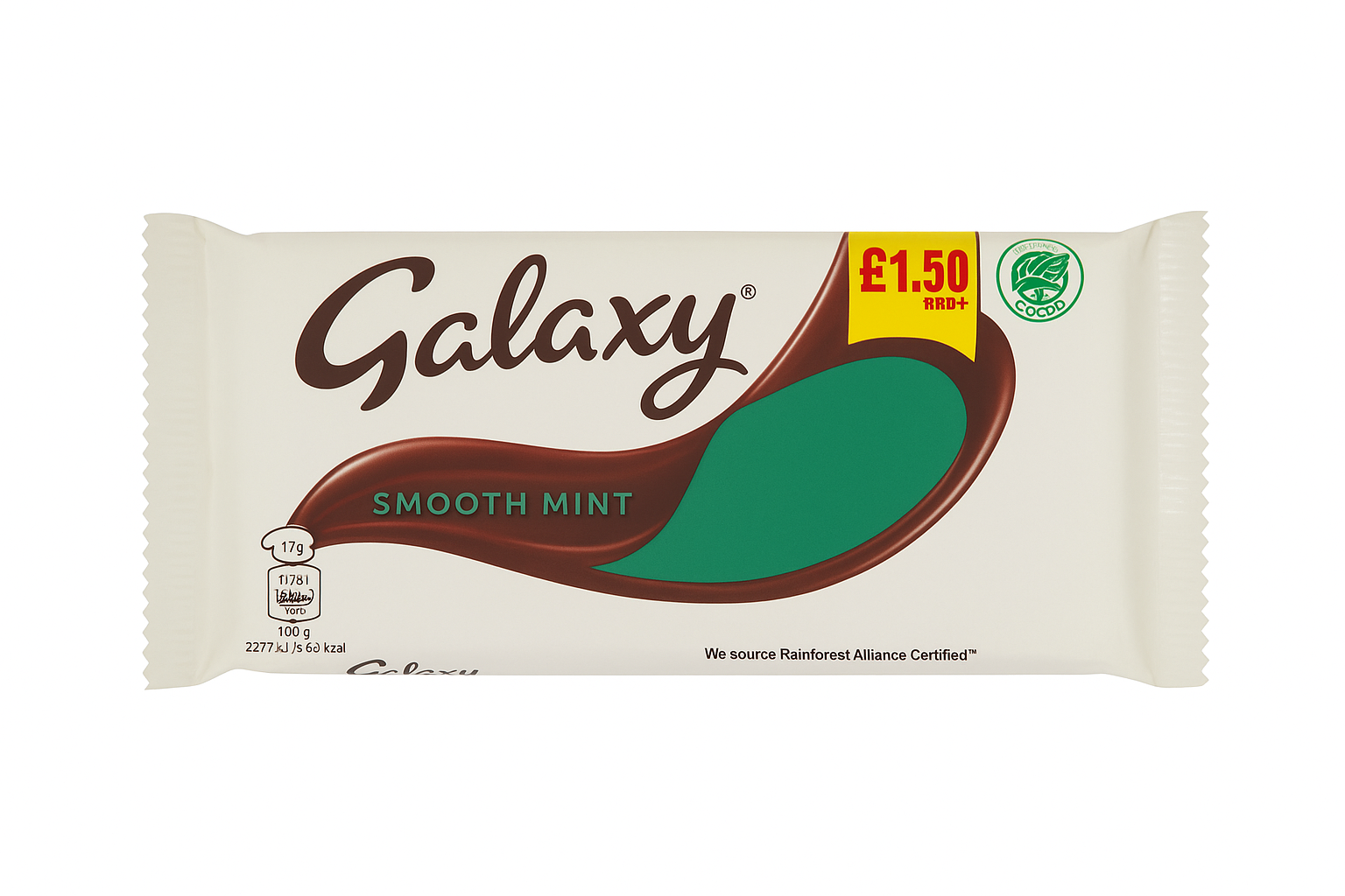 Galaxy Smooth Mint Milk Chocolate - 110g – What-A-Treat