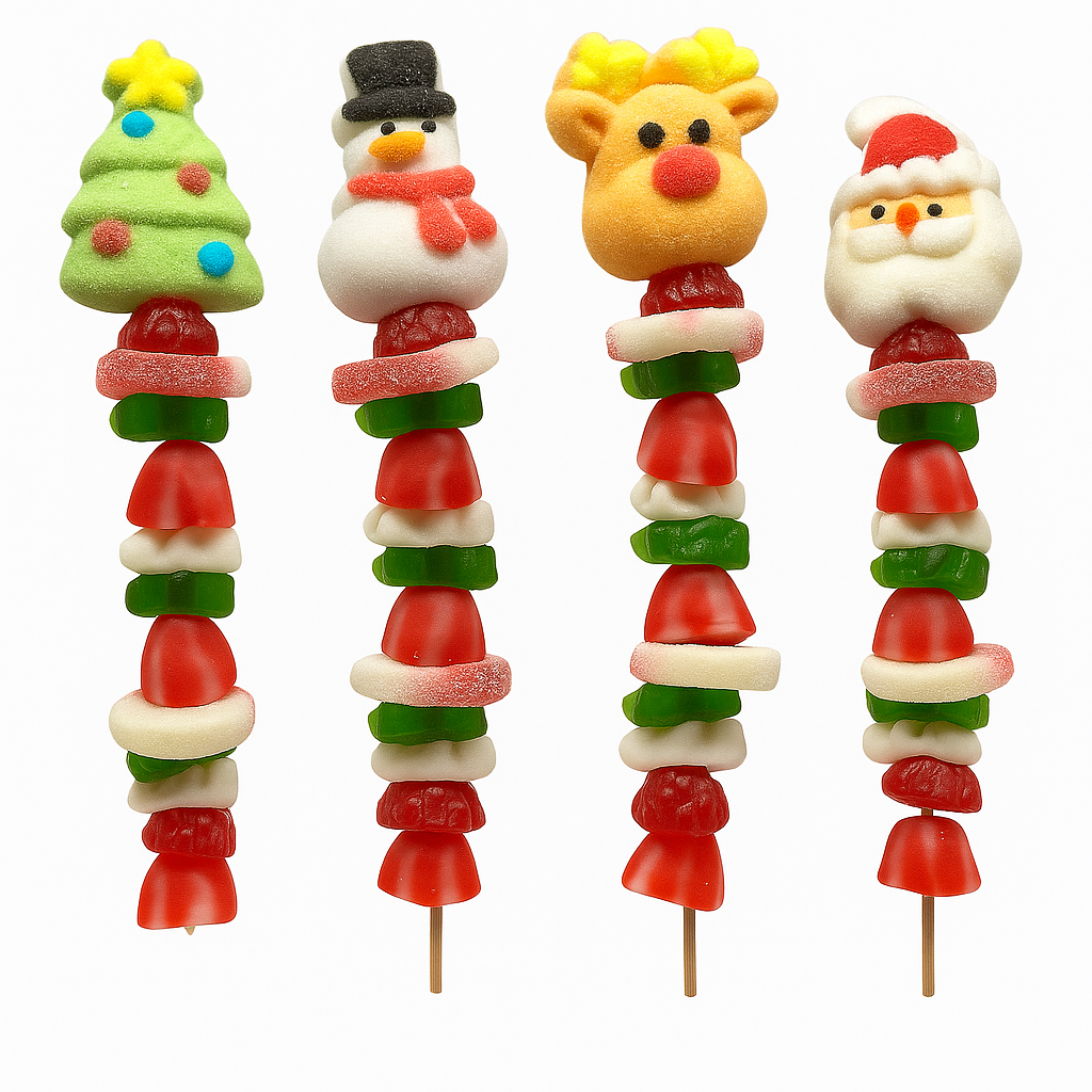 Christmas Candy Kabobs