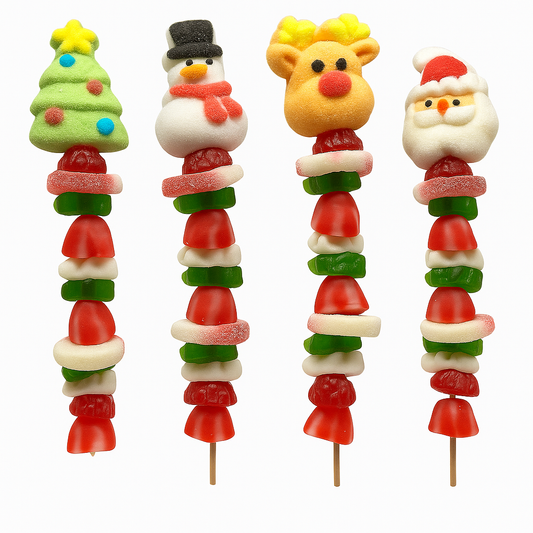 Christmas Candy Kabobs