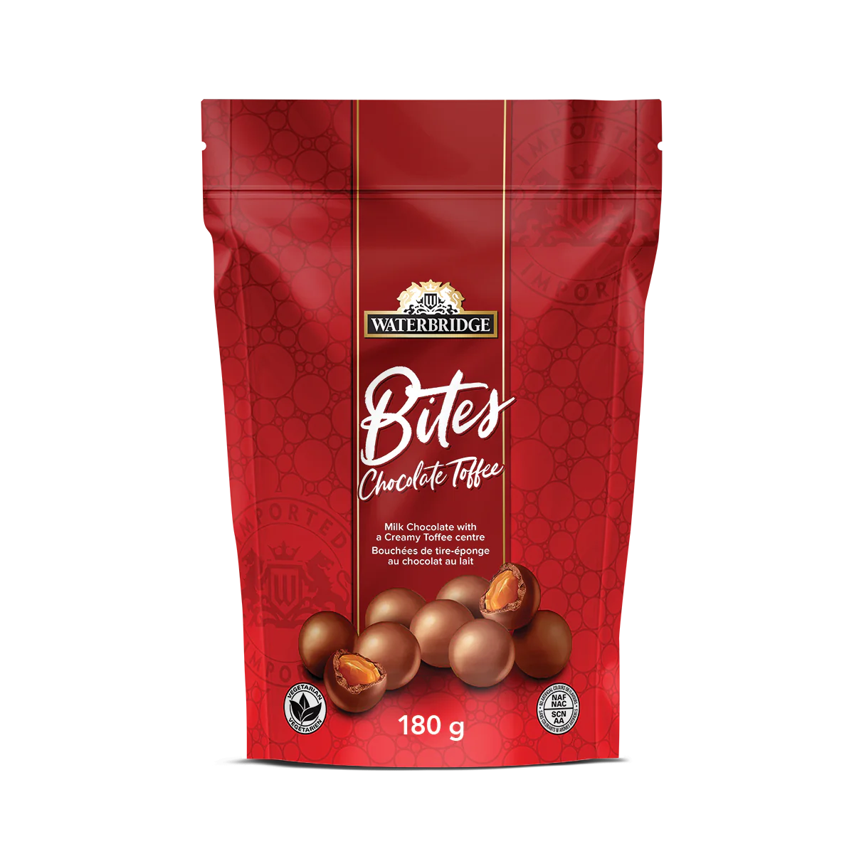 Milk Chocolate with a Creamy Toffee Centre- 180g