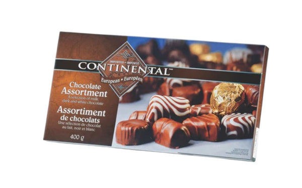 Continental Assortment Chocolate Box - 400g