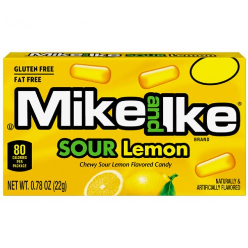 Mike and Ike Sour Lemon - 22g