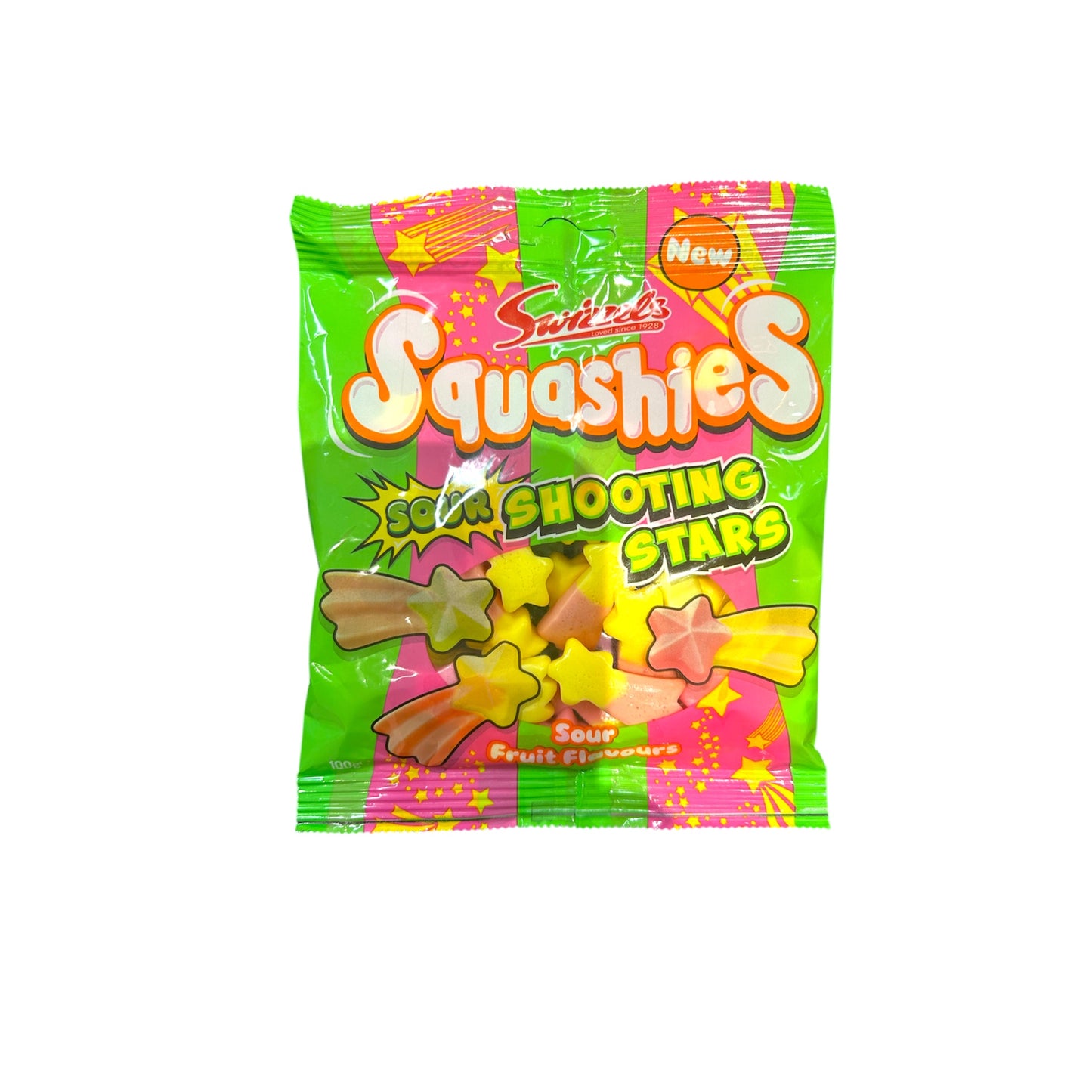Squashies Sour Shooting Stars (UK) - 100g