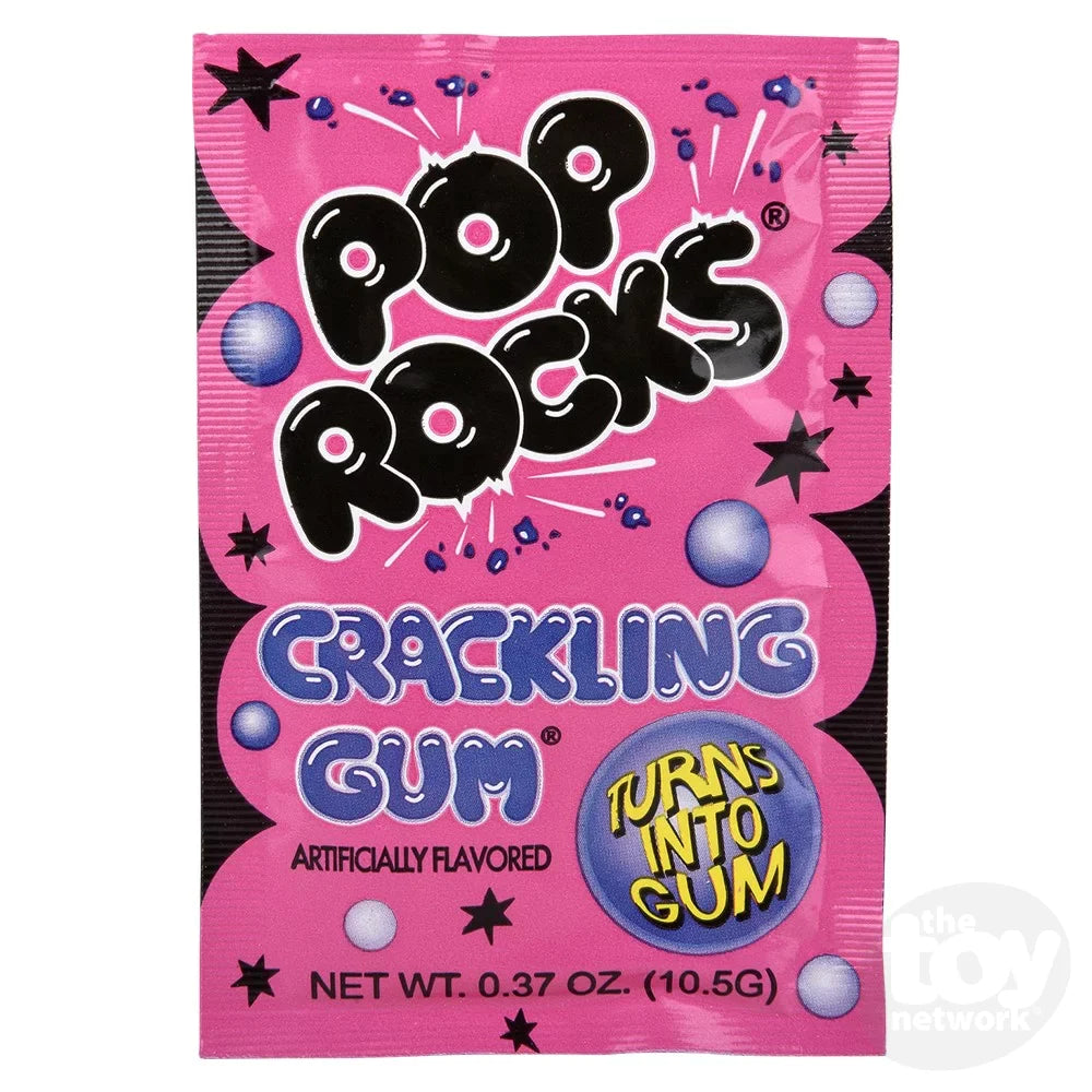 Pop Rocks Crackling Gum (Turns into Gum) - 10.5g