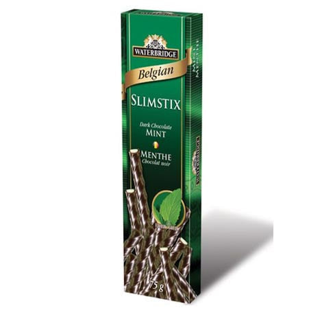 Waterbridge Slimstix Mint Dark Chocolate - 75g