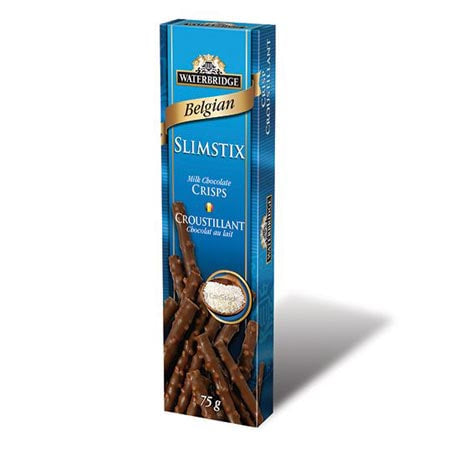 Waterbridge Slimstix Milk Chocolate Crisps - 75g