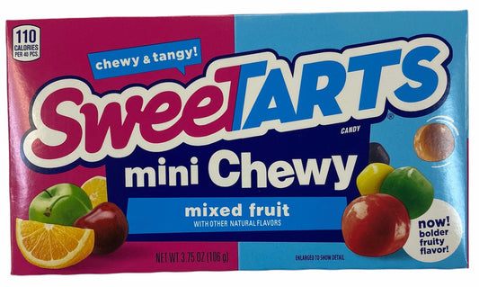 Sweetarts Mini Chewy Mixed Fruit Theatre Box - 106g