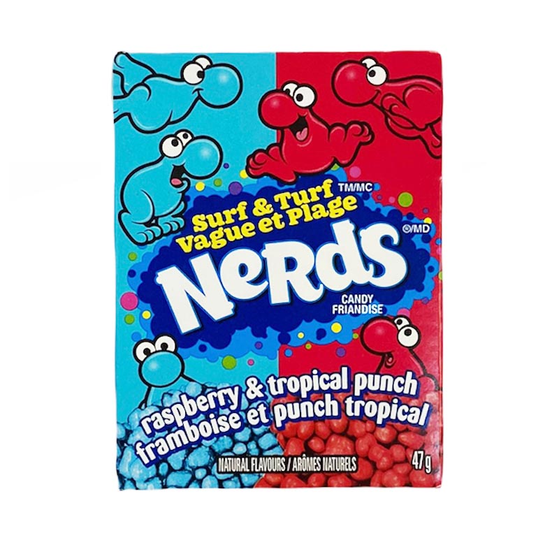 Nerds Candy Raspberry & Tropical Punch - 47g