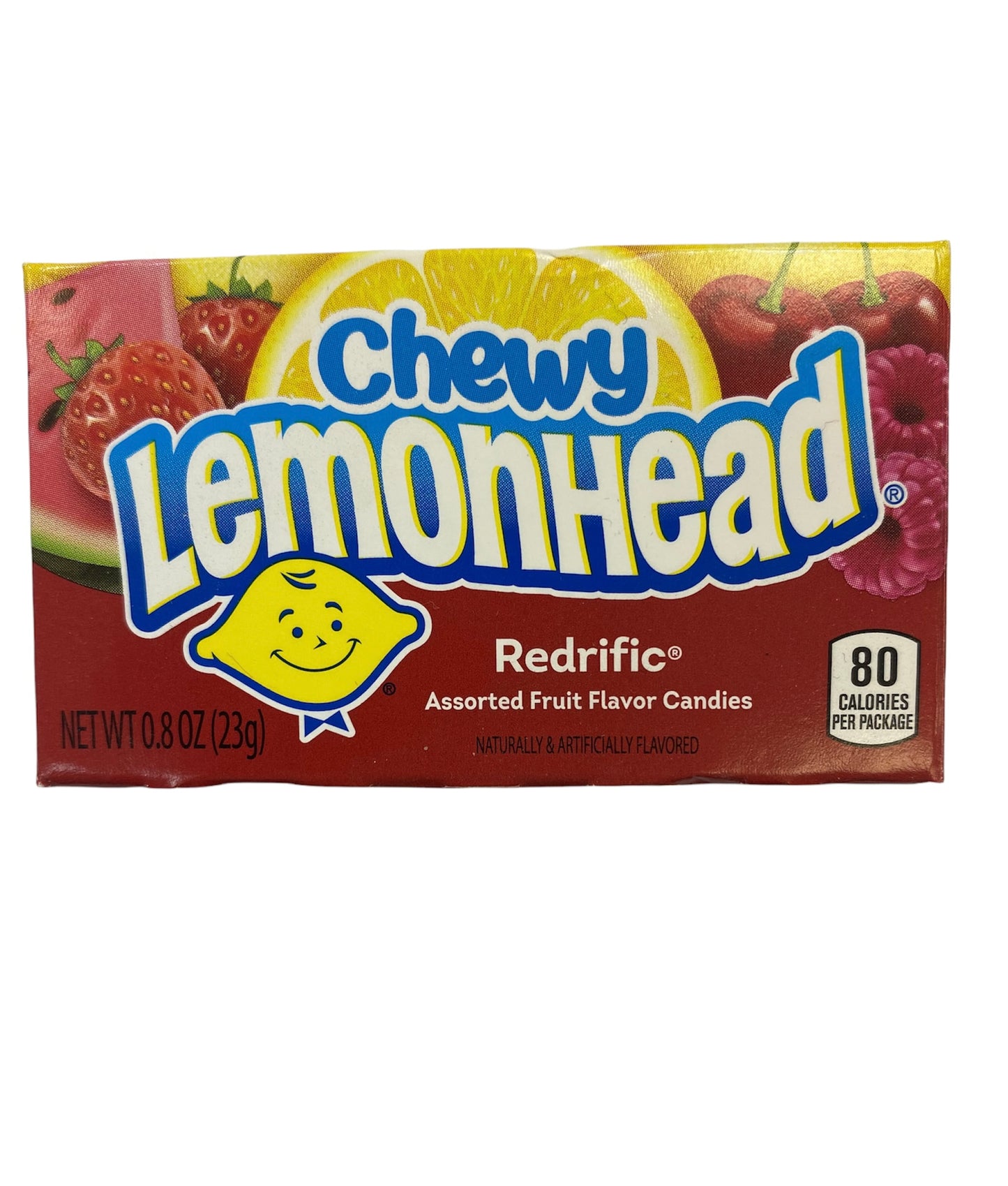 Chewy Lemonhead Redrific Assorted Fruit Candies - 23g